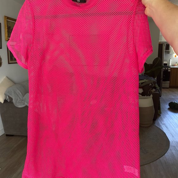 Fishnet Oversized Tee - Picture 4 of 4